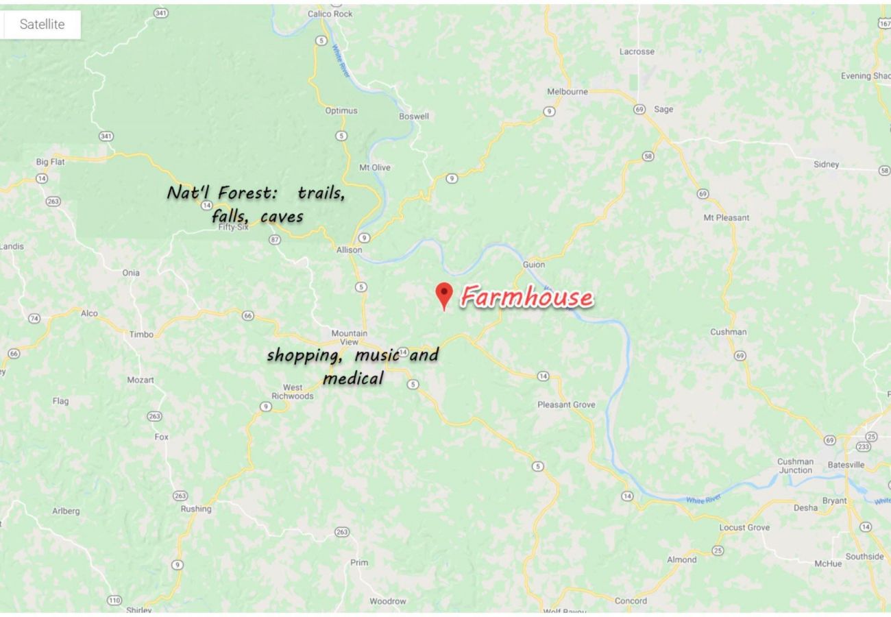 House in Mountain View - John Thomas Farmhouse ~ secluded valley + creek