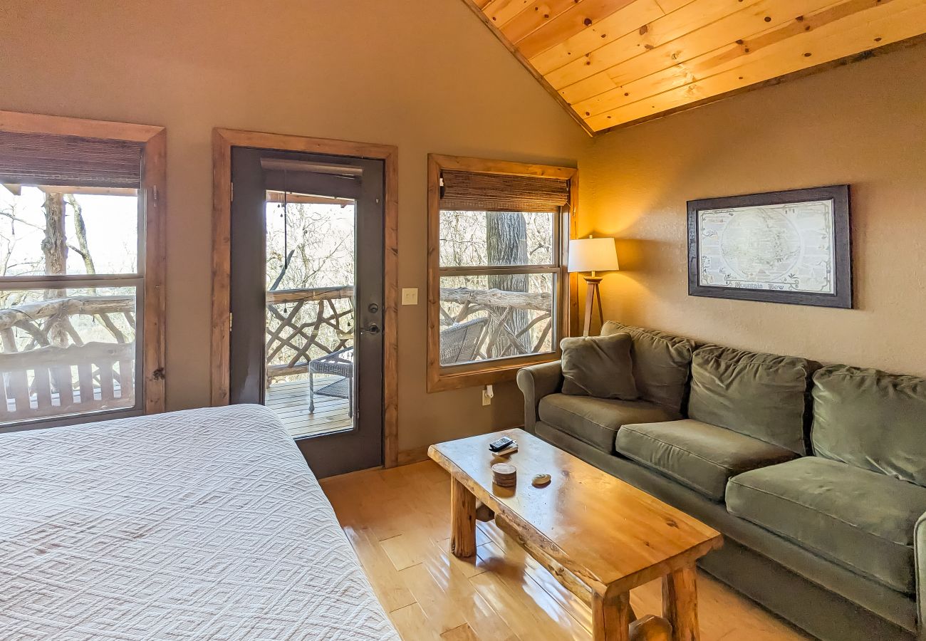 Cabin in Mountain View - Treehouse Thyme - total privacy in woods