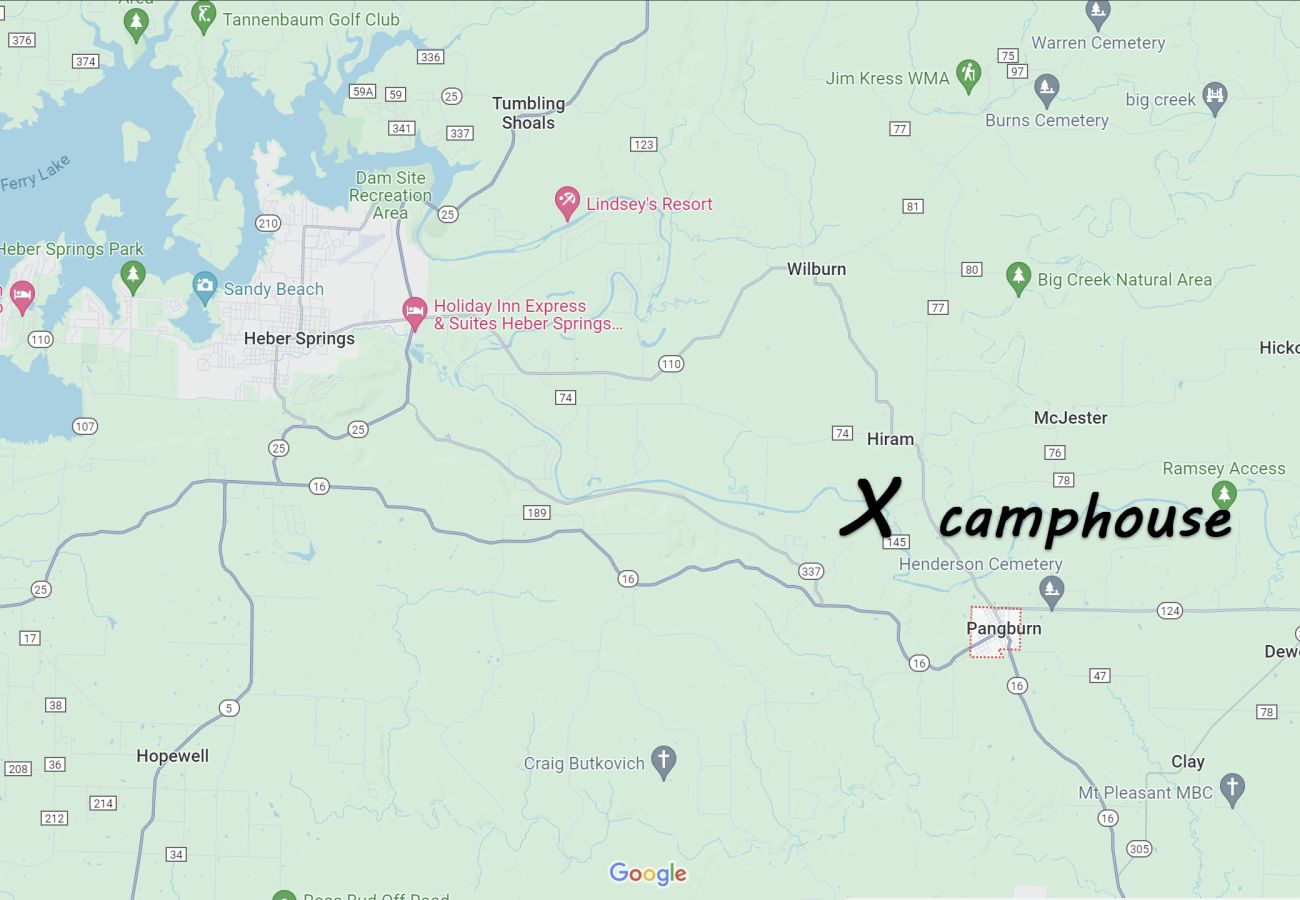 Cabin in Heber Springs - Camp Chinkapin ~ total privacy w/ dock